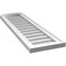 Ekena Millwork Arch Top Surface Mount PVC Gable Vent: Functional, w/ 2"W x 1-1/2"P Brickmould Frame, 12"W x 40"H GVPAR12X4002SF - alternate 4